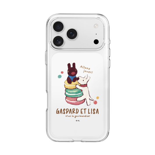 麗莎和卡斯柏聯名_Pure晶透抗黃手機殼