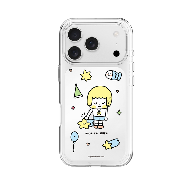 iPhone 17 Pro / Pure Clear Anti-Yellowing Case (open cutout)
