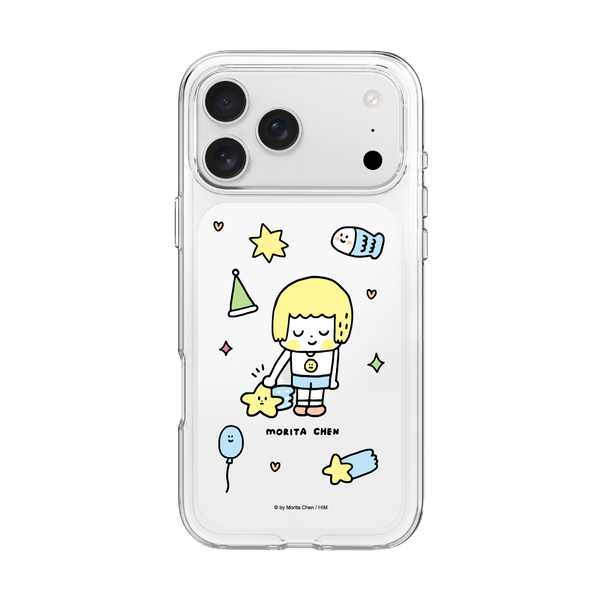 iPhone 17 ProMax / Pure Clear Anti-Yellowing Case (open cutout)