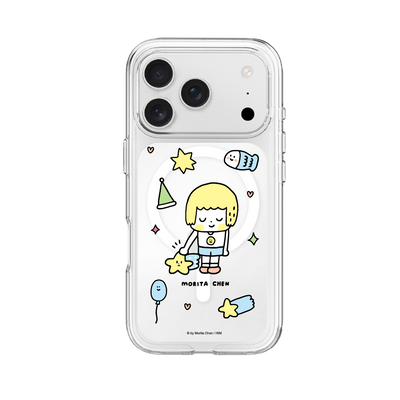 MORITA CHEN 陳森田聯名_Pure磁吸晶透抗黃手機殼(小星願)