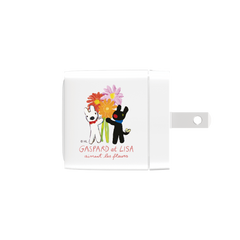 PD40W極速充電器(麗莎和卡斯柏聯名) / 繁花綻放