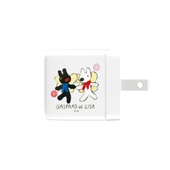 PD40W極速充電器(麗莎和卡斯柏聯名) / 花間拾趣