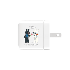 PD40W極速充電器(麗莎和卡斯柏聯名) / 獻花相伴